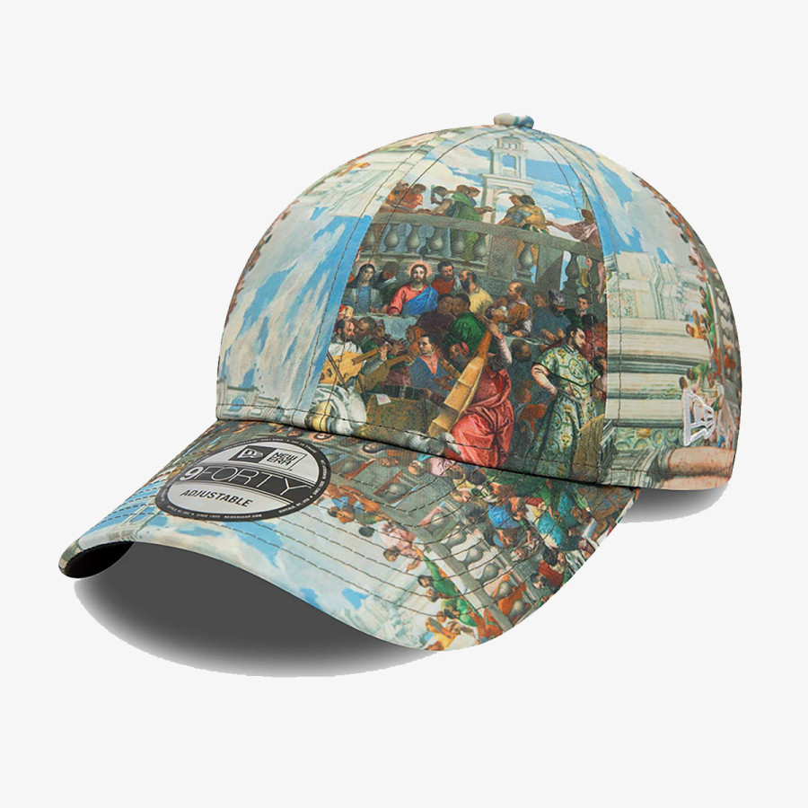 NEW ERA Sapca Le Louvre All Over Print 9FORTY Adjustable Cap 