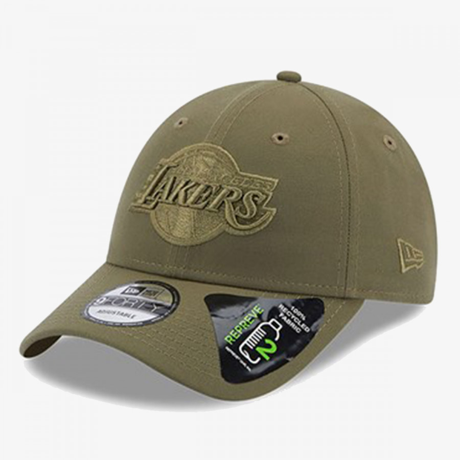 NEW ERA Sapca LA Lakers Repreve Green 9FORTY Adjustable Cap 