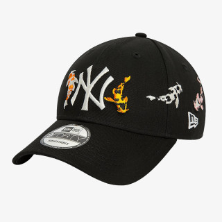 NEW ERA Sapca KOI FISH 9FORTY NEYYAN  BLKWHI 