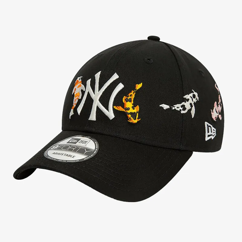 NEW ERA Sapca KOI FISH 9FORTY NEYYAN  BLKWHI 