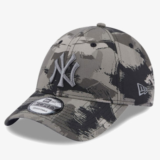 NEW ERA Sapca New York Yankees Painted All Over Print Grey 9FORTY Adjustable Cap 