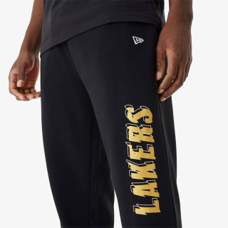 NEW ERA Pantaloni de trening HLAČE NBA TEAM SCRIPT JOGGER LOSLAK BLKM 