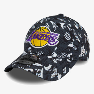 NEW ERA Sapca LA Lakers NBA Seasonal Print 9FORTY 