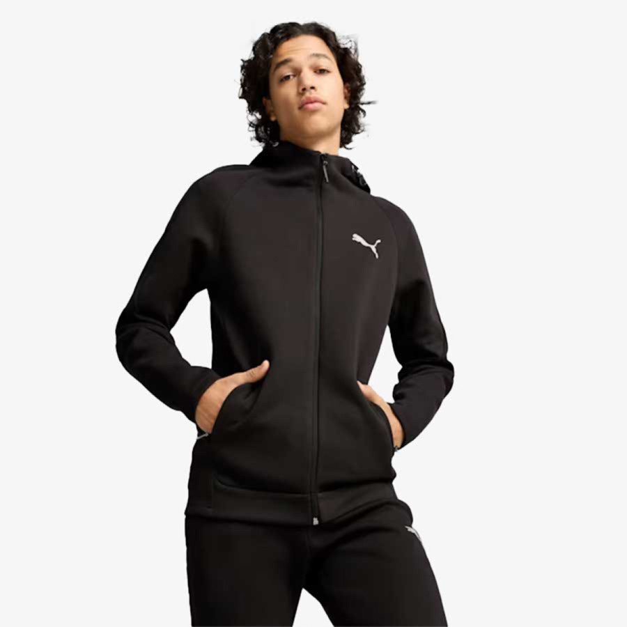 PUMA Hanorace PUMA EVOSTRIPE Full-Zip Hoodie DK 
