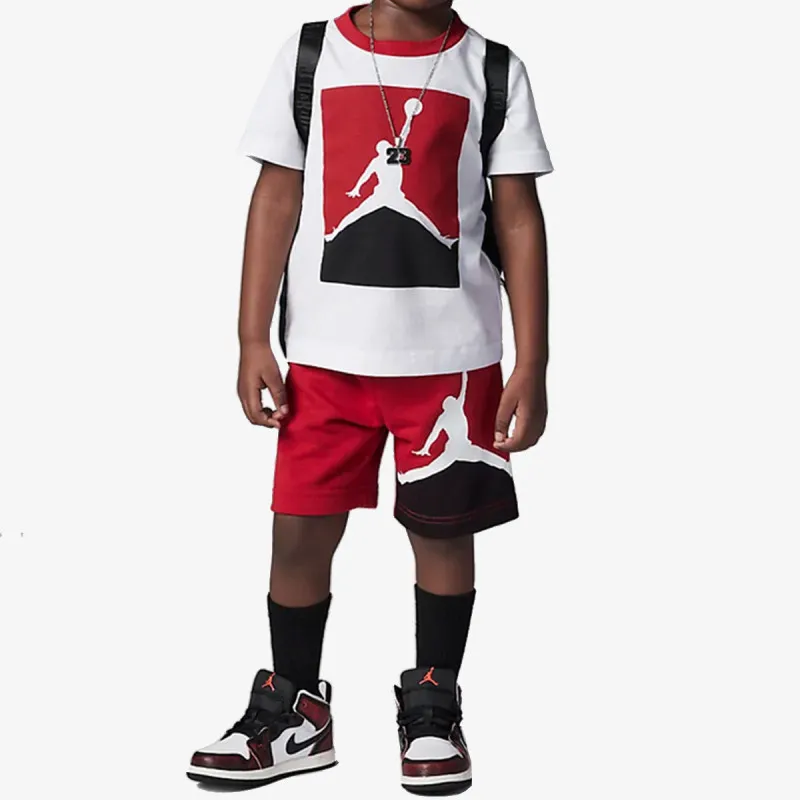 NIKE TRICOU SI PANTALONI SCURTI Jordan Jumpman French Terry Shorts Set 