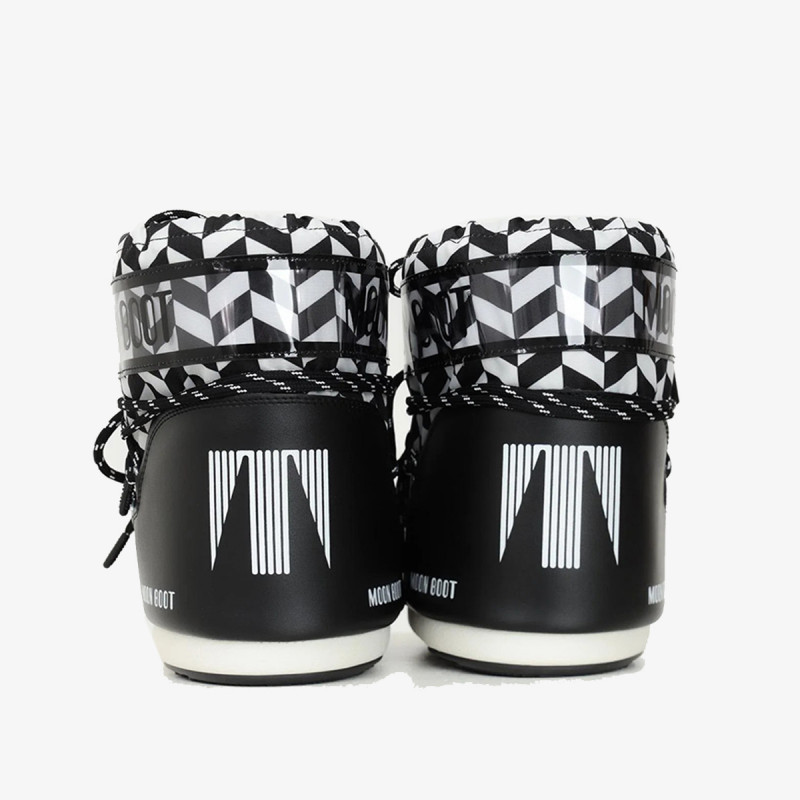 MOON BOOT Ghete MB ICON LOW OPT BLACK/WHITE 