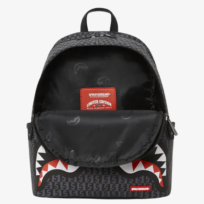 SPRAYGROUND Rucsacuri MONEY CHECK GREY SAVAGE 