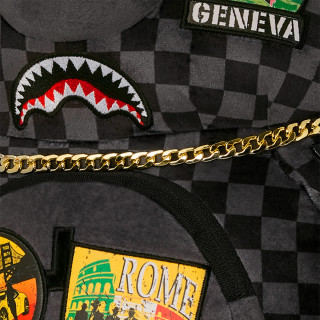 SPRAYGROUND Rucsacuri GLOBAL MOGUL LOST TICKET MONEY BEAR 