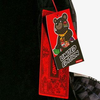 SPRAYGROUND Rucsacuri GLOBAL MOGUL LOST TICKET MONEY BEAR 