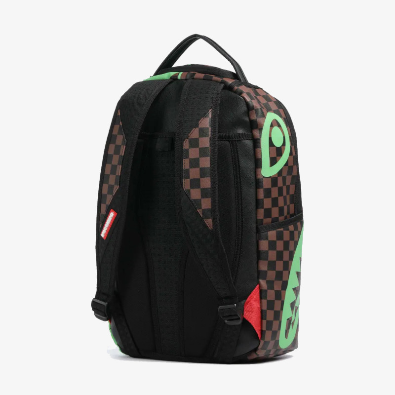 SPRAYGROUND Rucsacuri GREEN BEAR FACE BACKPACK 