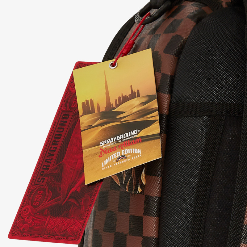 SPRAYGROUND Rucsacuri DIAA ALAM 1B BROWN BACKPACK 