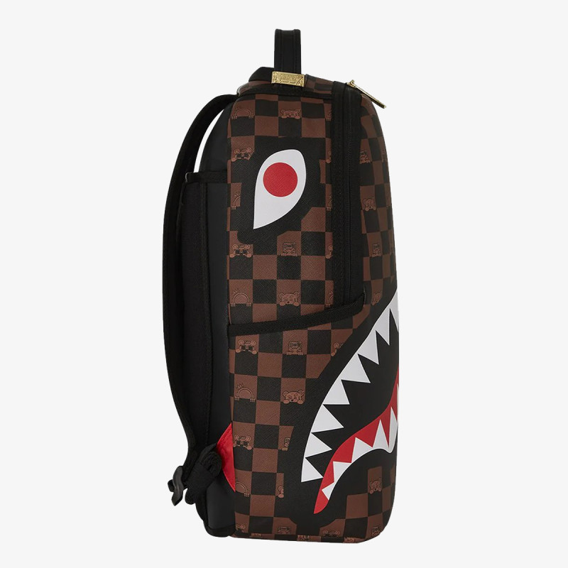SPRAYGROUND Rucsacuri PEEKING CHARACTER CHECK BACKPACK 