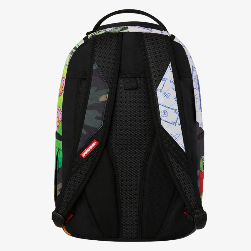 SPRAYGROUND Rucsacuri MEAN MONEY COLLAGE BACKPACK 