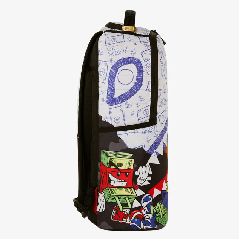 SPRAYGROUND Rucsacuri MEAN MONEY COLLAGE BACKPACK 