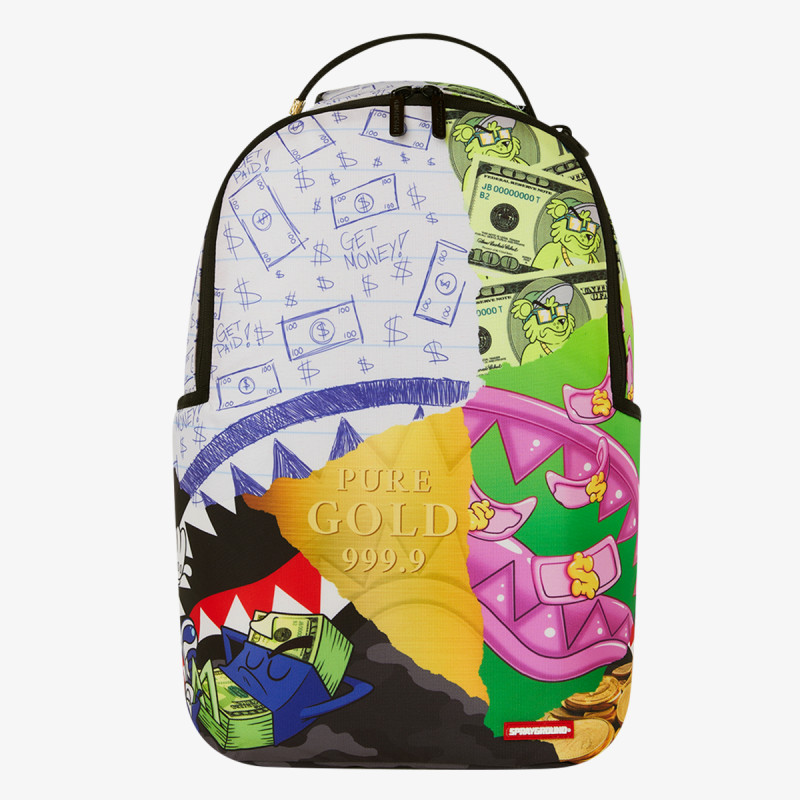 SPRAYGROUND Rucsacuri MEAN MONEY COLLAGE BACKPACK 
