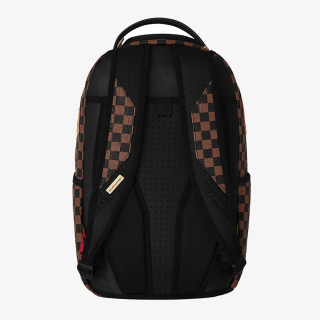SPRAYGROUND Rucsacuri EMBOSSED CHECK BROWN BACKPACK 