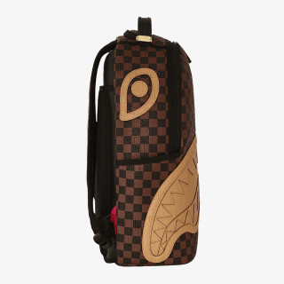 SPRAYGROUND Rucsacuri EMBOSSED CHECK BROWN BACKPACK 