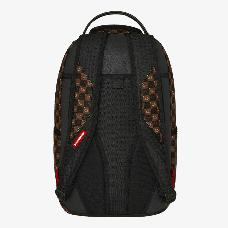 SPRAYGROUND Rucsacuri SHARKS IN PARIS WTF BUBBLE BROWN CHECK B 