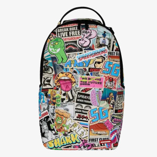 SPRAYGROUND Rucsacuri PUNK STICKER SHARK BACKPACK 