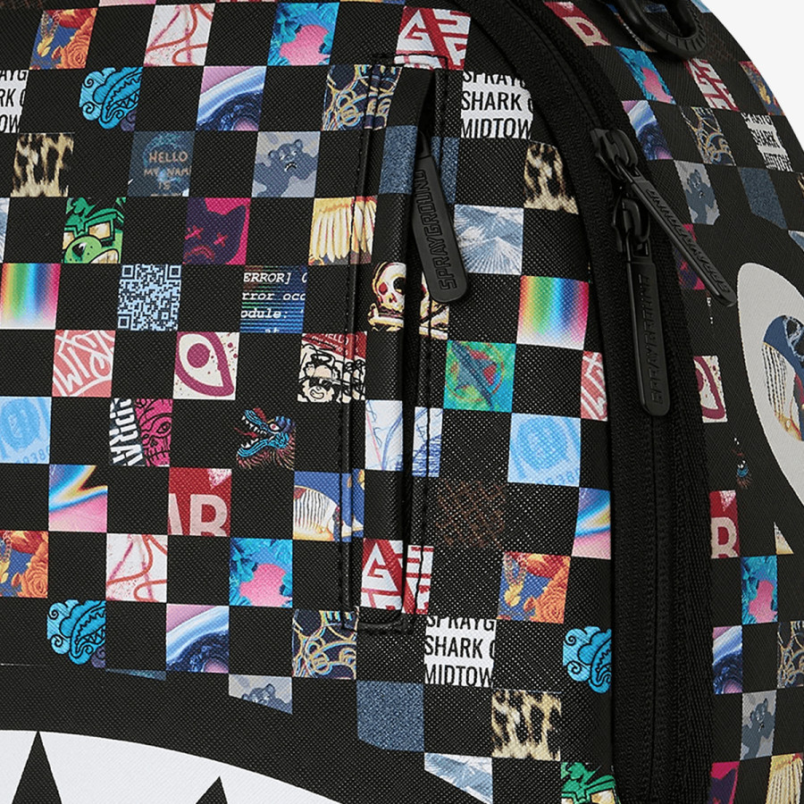 SPRAYGROUND Rucsacuri CRAZY CHECK BACKPACK 