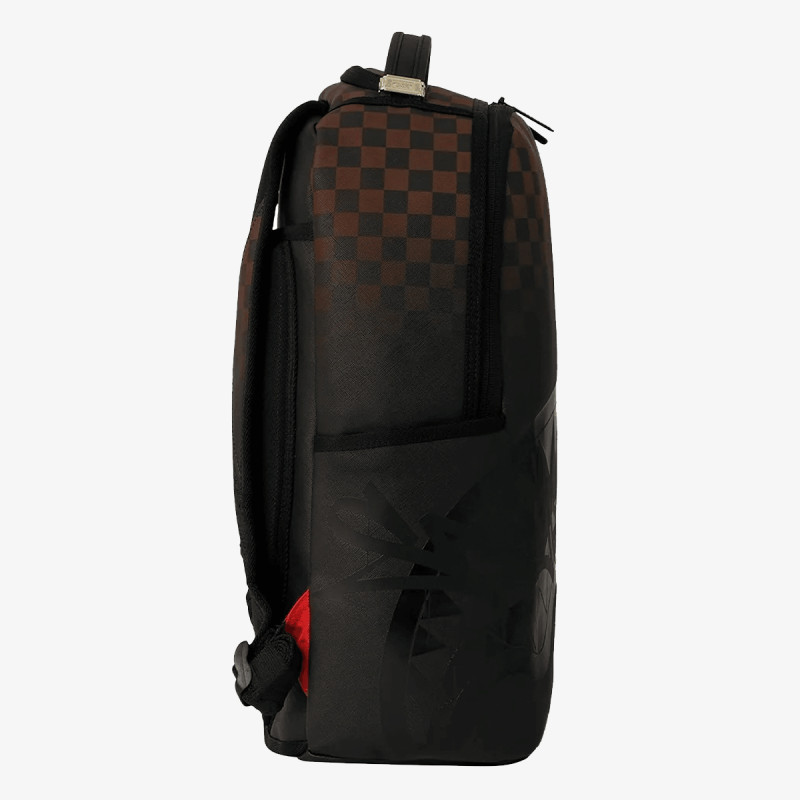 SPRAYGROUND Rucsacuri BROWN CHECK GHOST DRIP BACKPACK 