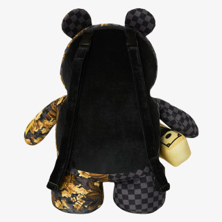 SPRAYGROUND Rucsacuri GOLD FLORAL REMIX MONEYBEAR BACKPACK 