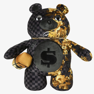 SPRAYGROUND Rucsacuri GOLD FLORAL REMIX MONEYBEAR BACKPACK 