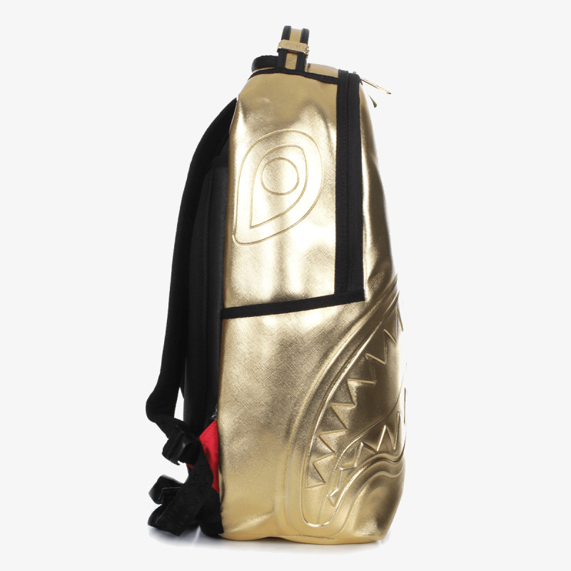 SPRAYGROUND Rucsacuri SHARKS IN PARIS GOLD DRIP BACKPACK 