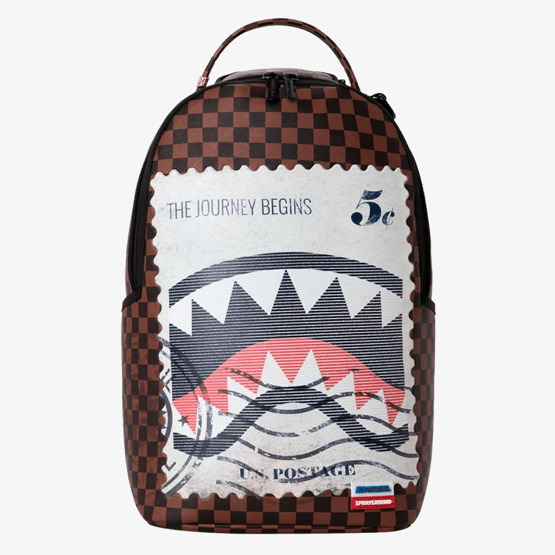 SPRAYGROUND Rucsacuri USPS SHARK STAMP BACKPACK 