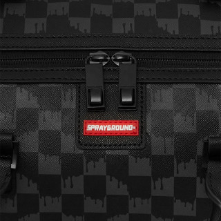 SPRAYGROUND Genti HANGOVER DRIP CHECK DUFFLE 