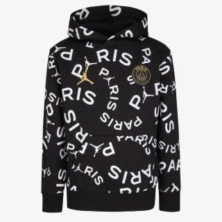 NIKE Hanorace JORDAN JDB PSG FLEECE AOP HOODIE KIDS 