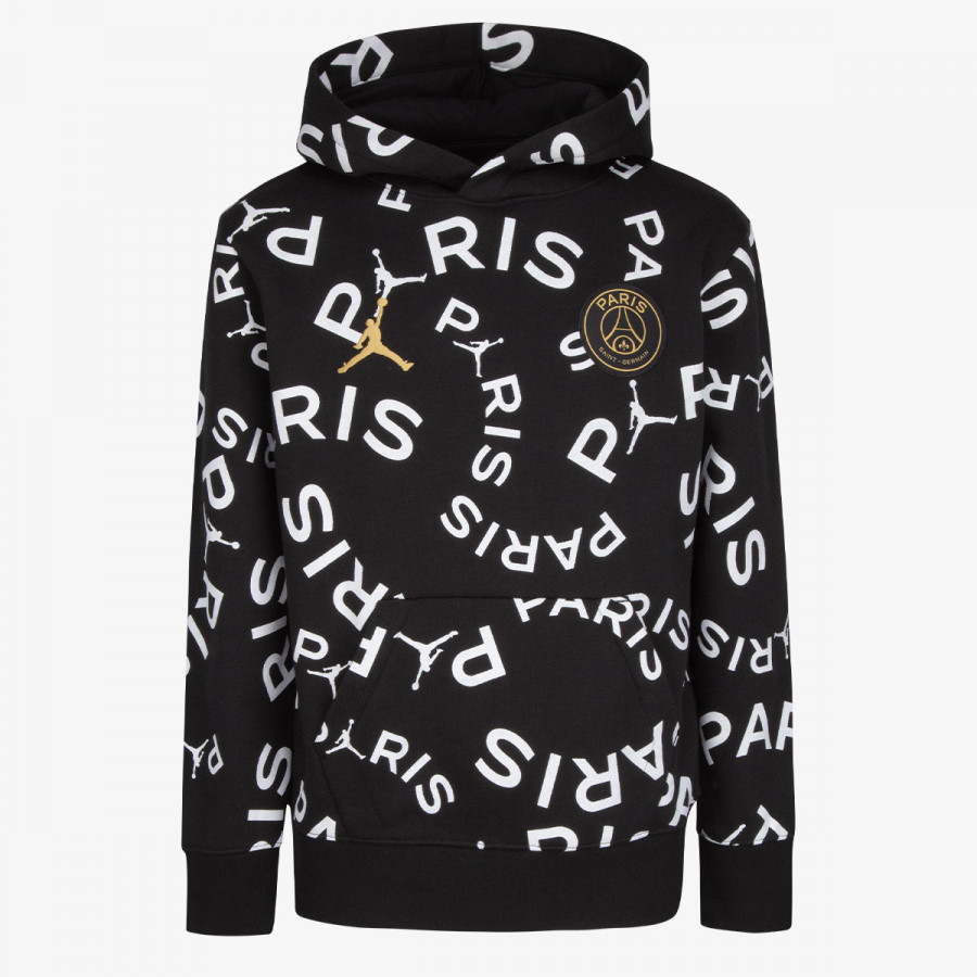 NIKE Hanorace JORDAN JDB PSG FLEECE AOP HOODIE KIDS 