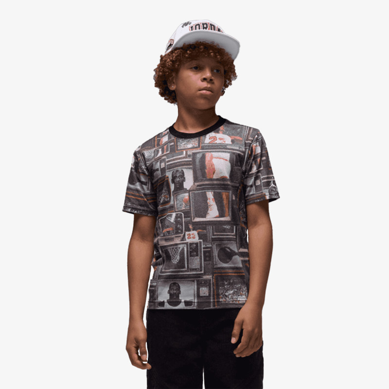 JORDAN Tricouri JDB MJ FLT ESS AOP SS TEE 