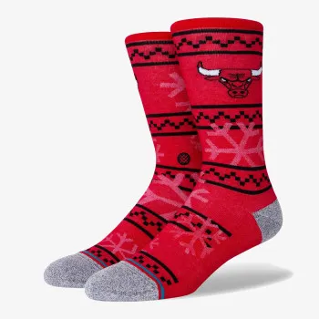 STANCE Sosete BULLS FROSTED 2 RED L CREW LIGHT 