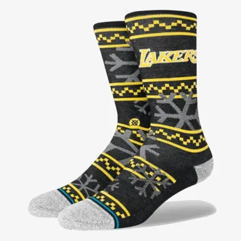 STANCE Sosete LAKERS FROSTED 2 BLACK L CREW LIGHT 