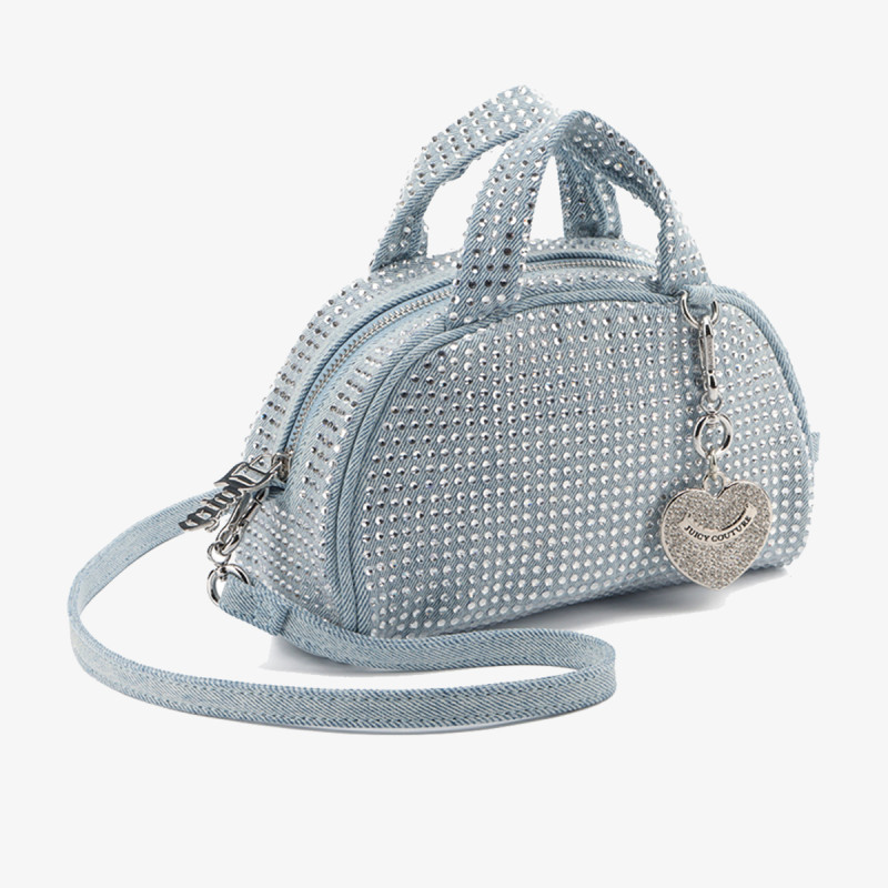 JUICY COUTURE Genti Fireflies S. Bowling Cotton Blu Denim 