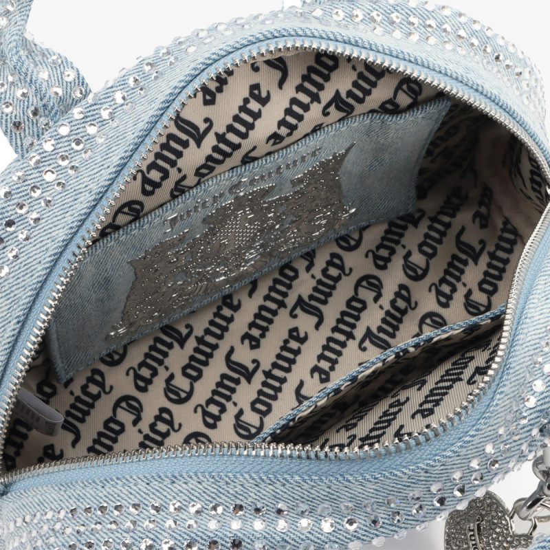 JUICY COUTURE Genti Fireflies S. Bowling Cotton Blu Denim 