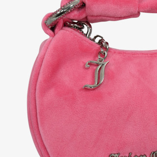 JUICY COUTURE Genti Blossom Micro Hobo Polyester Super Pink 
