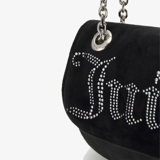 JUICY COUTURE Genti Kimberly Crossbody w/ Fla Polyester Blac 