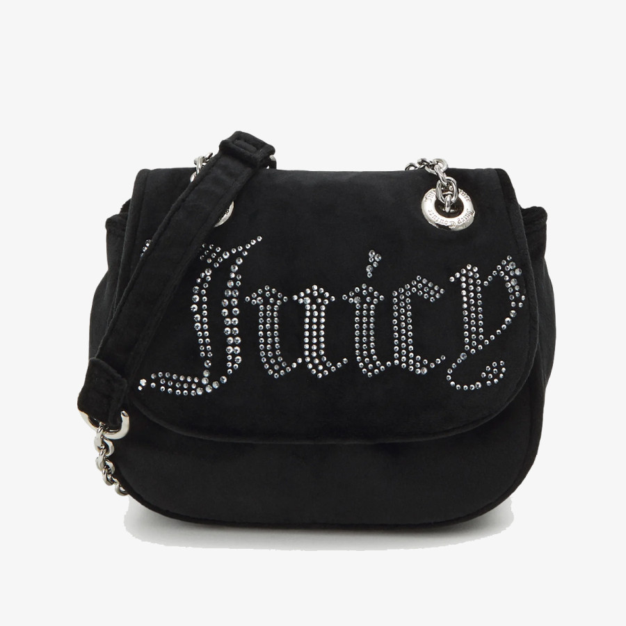 JUICY COUTURE Genti Kimberly Crossbody w/ Fla Polyester Blac 