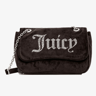 JUICY COUTURE Genti Kimberly Crossbody w/ Fla Polyester Java 