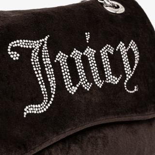 JUICY COUTURE Genti Kimberly Crossbody w/ Fla Polyester Java 