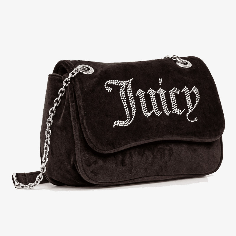 JUICY COUTURE Genti Kimberly Crossbody w/ Fla Polyester Java 