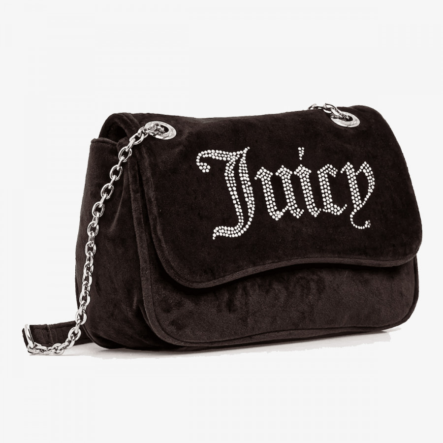 JUICY COUTURE Genti Kimberly Crossbody w/ Fla Polyester Java 