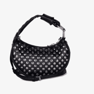 JUICY COUTURE Genti Blossom Studs S. Hobo PU Black 