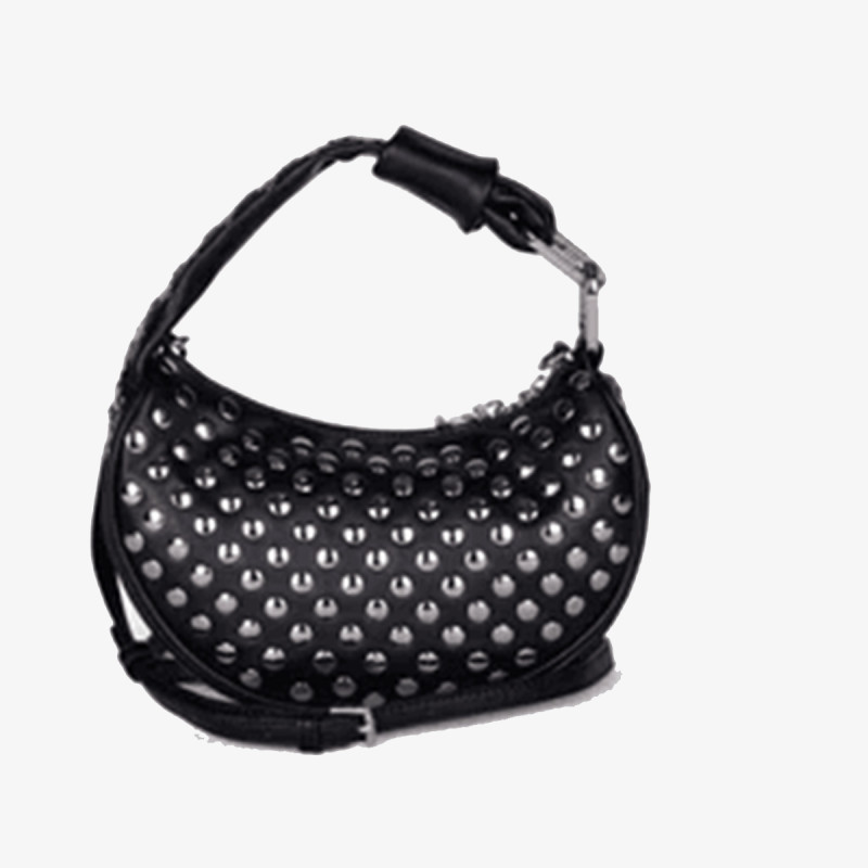 JUICY COUTURE Genti Blossom Studs S. Hobo PU Black 