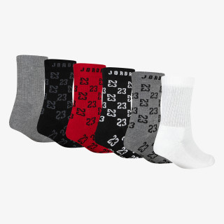 Sosete JHN MONOGRAM ESSENTIAL 6PK CRE 