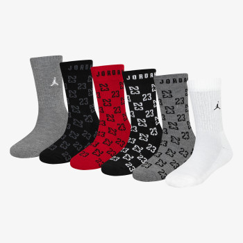 NIKE Sosete JHN MONOGRAM ESSENTIAL 6PK CRE 