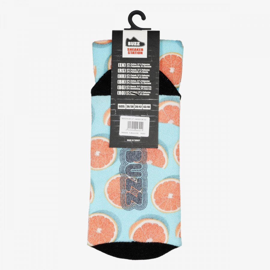 BUZZ Sosete ORANGE 