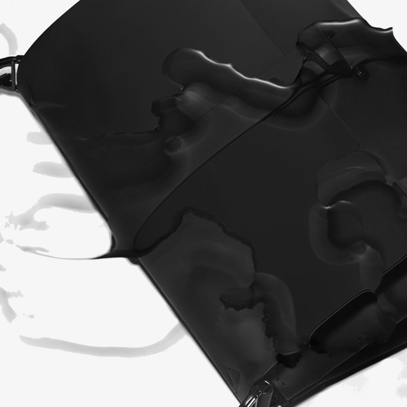 Gaston Luga Borsete Spläsh Crossbody Bag - Black 